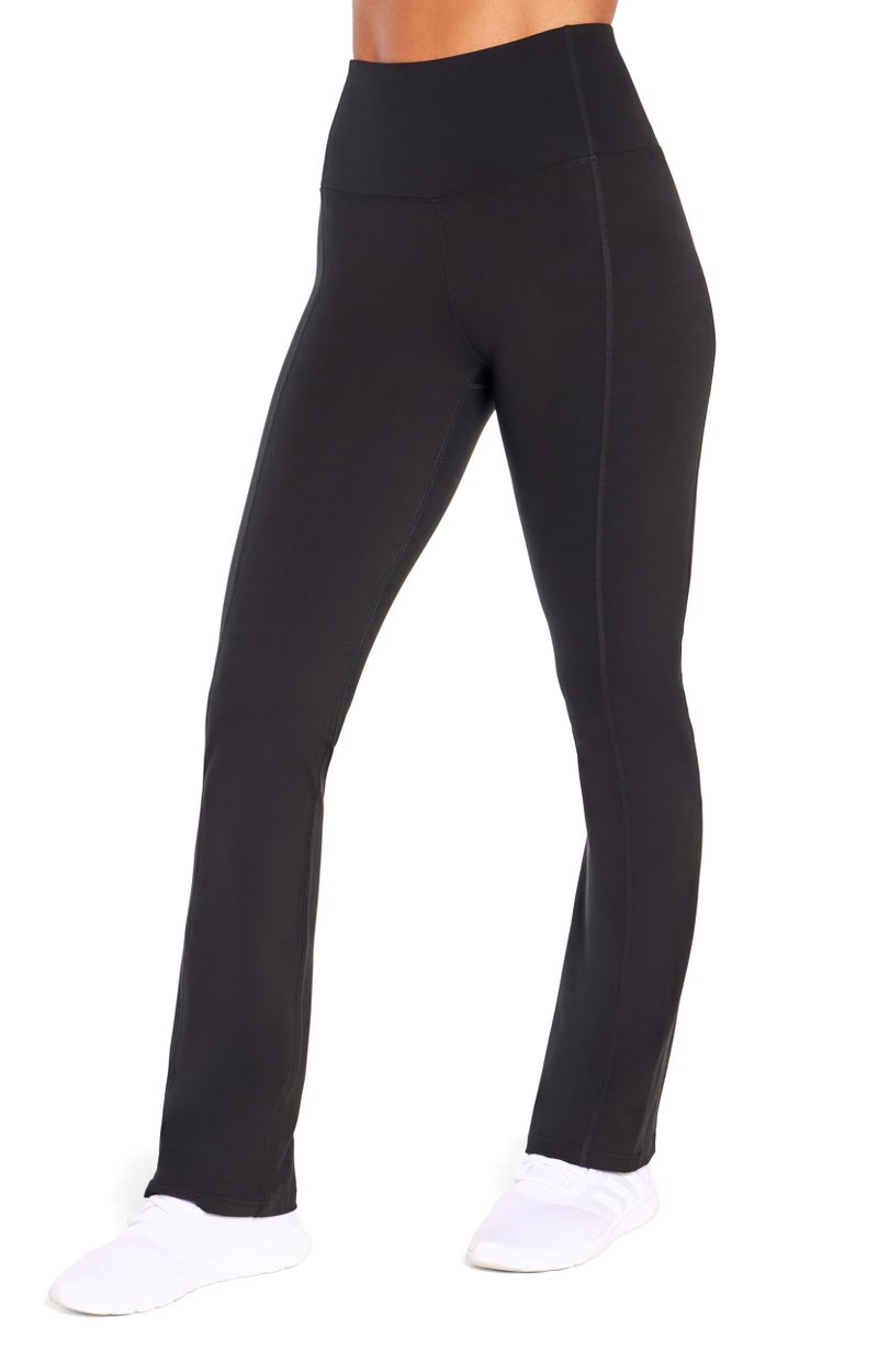 Marika womens Sophia High Rise Tummy Control Bootleg Leggings, Black, Medium US - Image 2